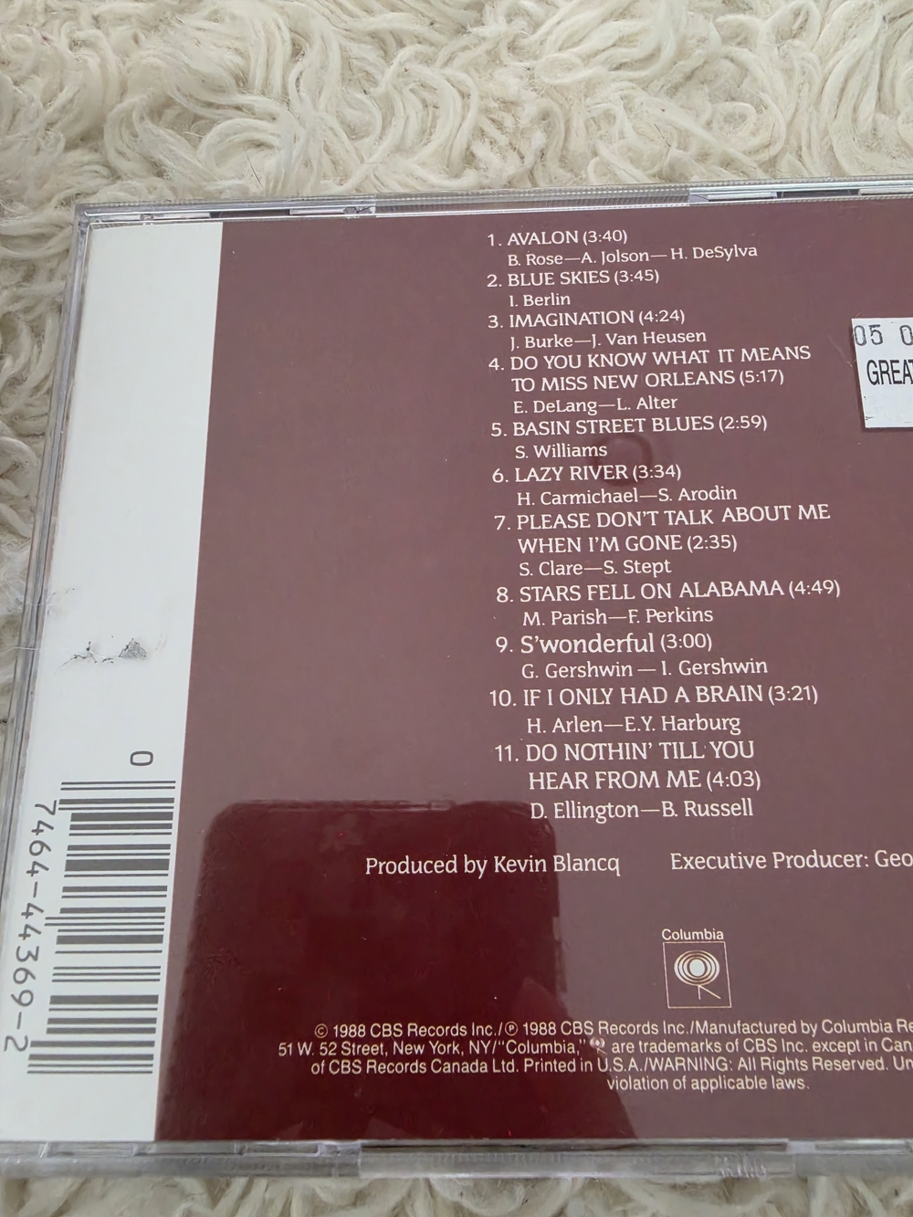 Harry Connick Jr. CD - Blue 'Best Value' Sticker - Picture 2 of 3